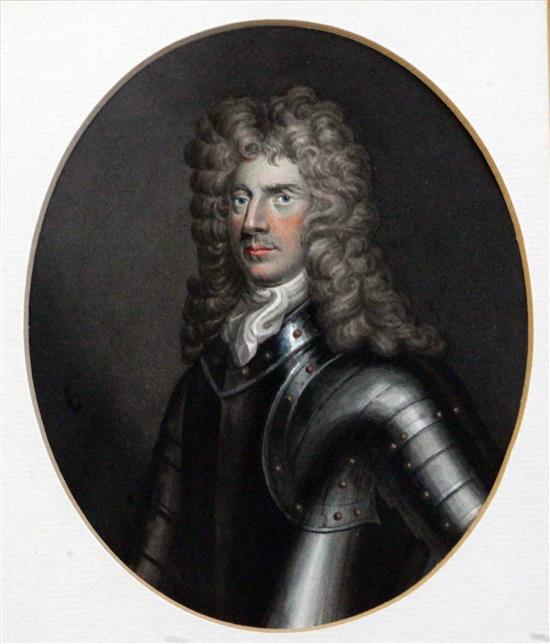 George Perfect Harding (c.1780-1850) Portraits of Henry Sidney, Earl of Romney and John Grayden, Vice Admiral of the Red largest 6.25 x